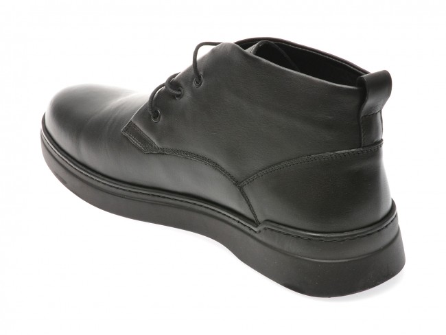 Ghete casual GRYXX negre, 172002, din piele naturala