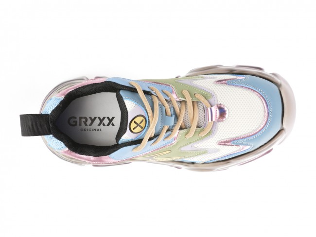 Pantofi casual GRYXX albastri, 202318, din material textil