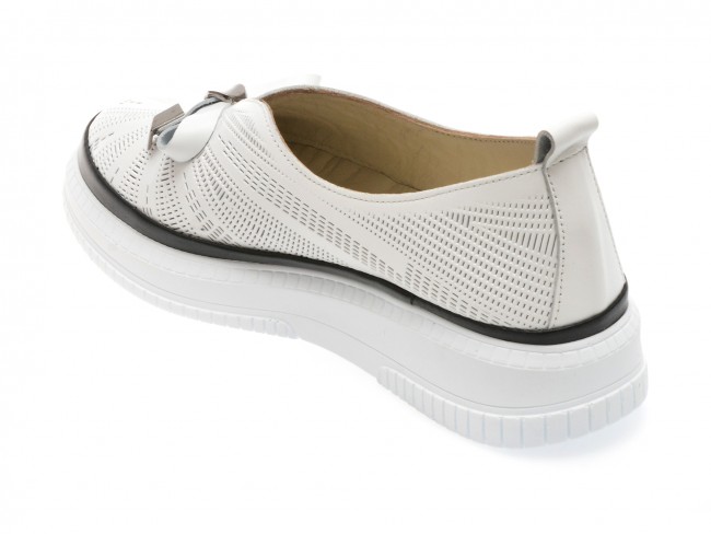 Pantofi casual GRYXX albi, 212632, din piele naturala