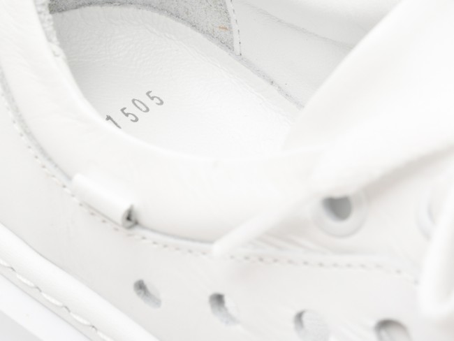 Pantofi casual GRYXX albi, 509505, din piele naturala