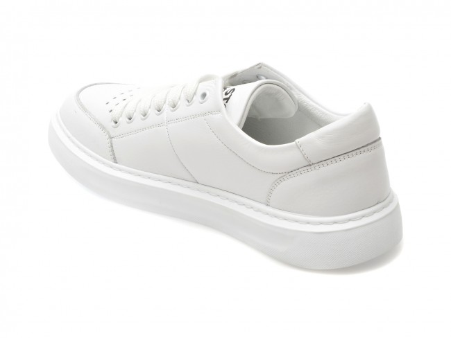 Pantofi casual GRYXX albi, 576600, din piele naturala