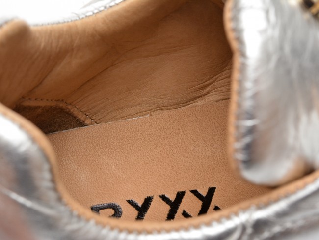 Pantofi casual GRYXX argintii, 1400463, din piele naturala
