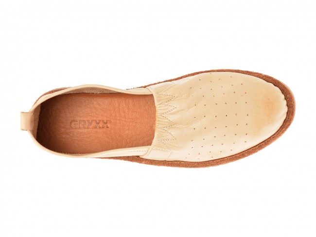 Pantofi casual GRYXX bej, 391204, din piele naturala