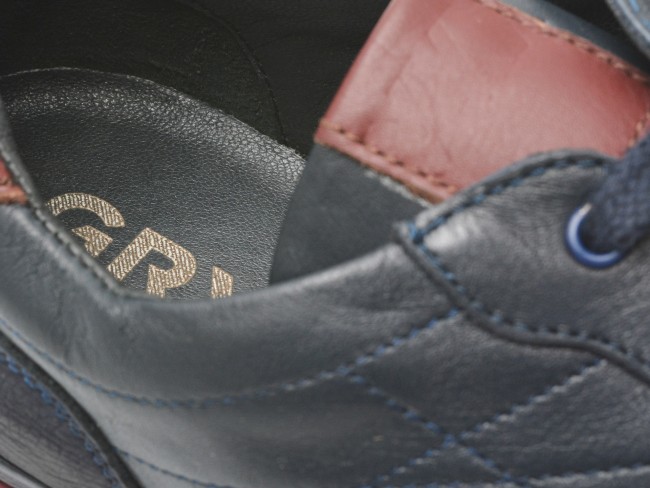 Pantofi casual GRYXX bleumarin, AV5002, din piele naturala