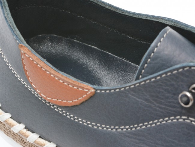 Pantofi casual GRYXX bleumarin, EV30106, din piele naturala