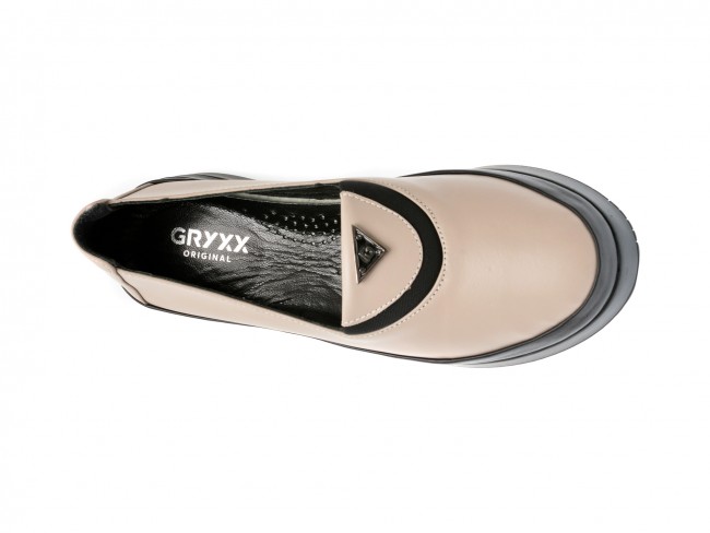 Pantofi casual GRYXX gri, 106001, din piele naturala