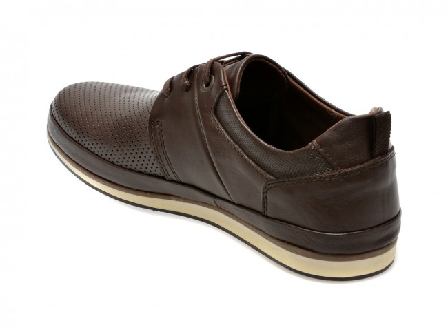 Pantofi casual GRYXX maro, M68191, din piele naturala