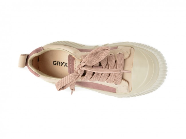 Pantofi casual GRYXX mov, 56665, din piele naturala