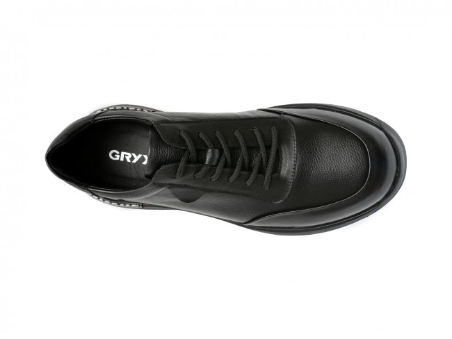Pantofi casual GRYXX negri, 27847, din piele naturala