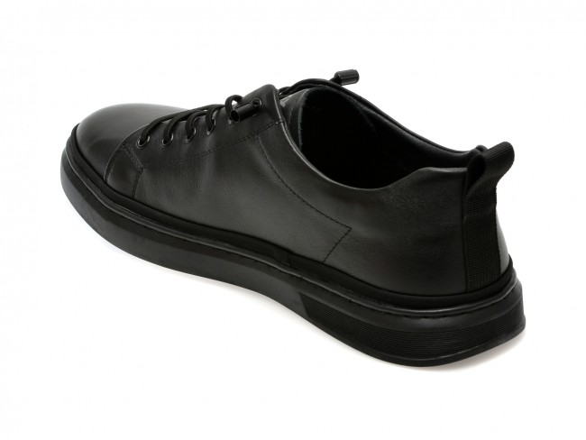 Pantofi casual GRYXX negri, 300010, din piele naturala