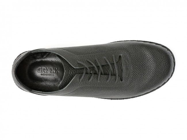 Pantofi casual GRYXX negri, 91102, din piele naturala