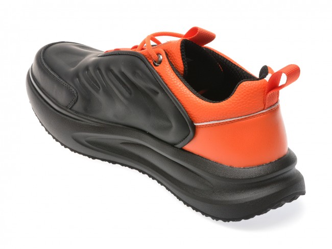 Pantofi casual GRYXX negri, K908, din piele ecologica