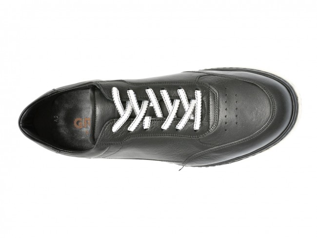 Pantofi casual GRYXX negri, KL2410, din piele naturala