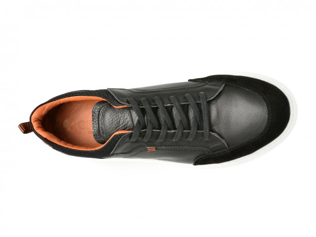 Pantofi casual GRYXX negri, M0910, din piele naturala