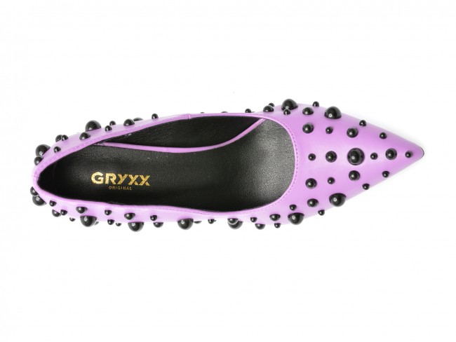 Pantofi GRYXX mov, 7853, din piele ecologica