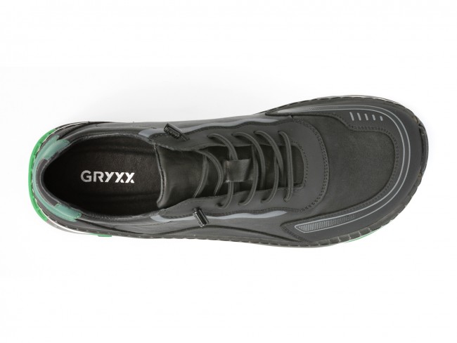 Pantofi GRYXX negri, 53855, din piele naturala