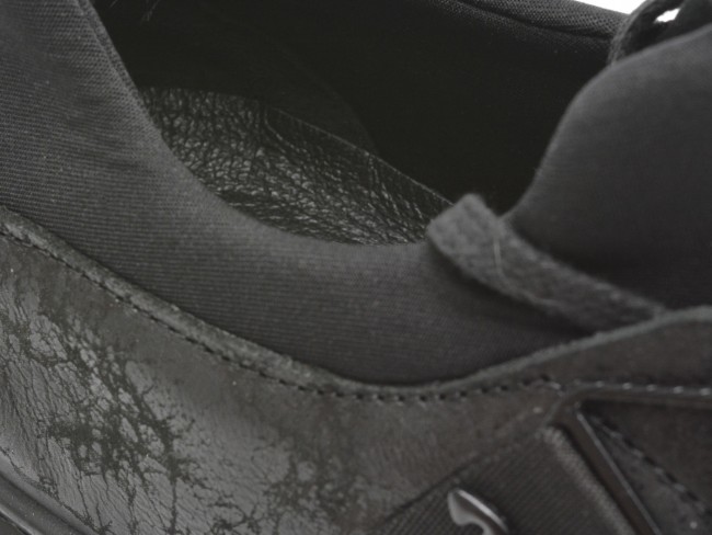 Pantofi GRYXX negri, MS3006, din piele naturala