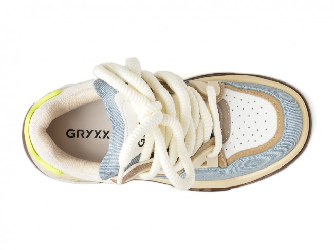 Pantofi sport GRYXX albastri, 19637, din piele naturala