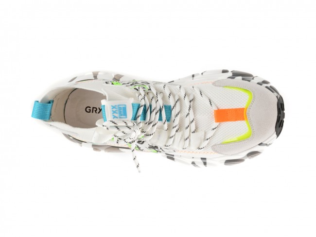 Pantofi sport GRYXX albi, 221002, din material textil