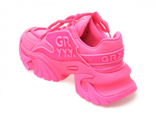 Pantofi sport GRYXX fucsia, 1865101, din piele naturala