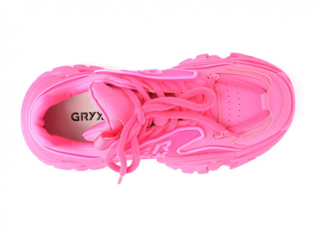 Pantofi sport GRYXX fucsia, 1865101, din piele naturala
