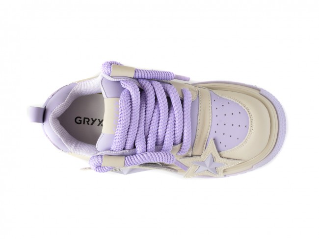 Pantofi sport GRYXX mov, 3705, din piele naturala