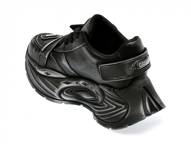 Pantofi sport GRYXX negri, 50092, din piele naturala