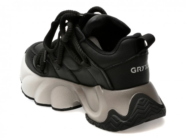Pantofi sport GRYXX negri, 7993, din piele naturala
