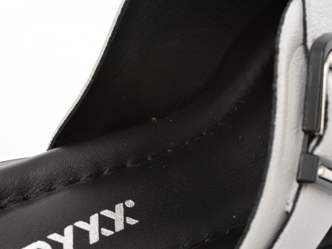 Papuci casual GRYXX albi, 322080, din piele naturala
