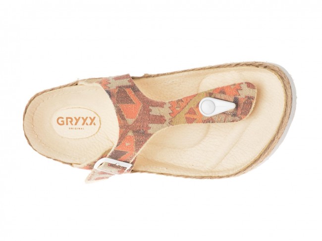 Papuci casual GRYXX bej, 700, din piele naturala
