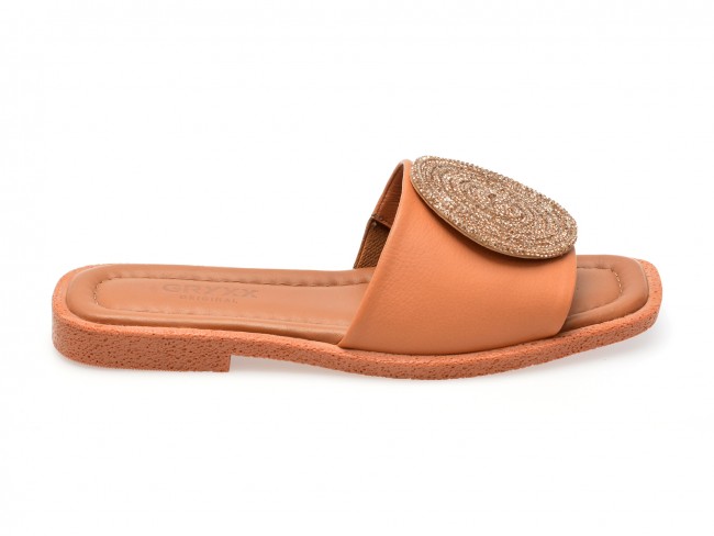 Papuci casual GRYXX maro, 5001751, din piele naturala