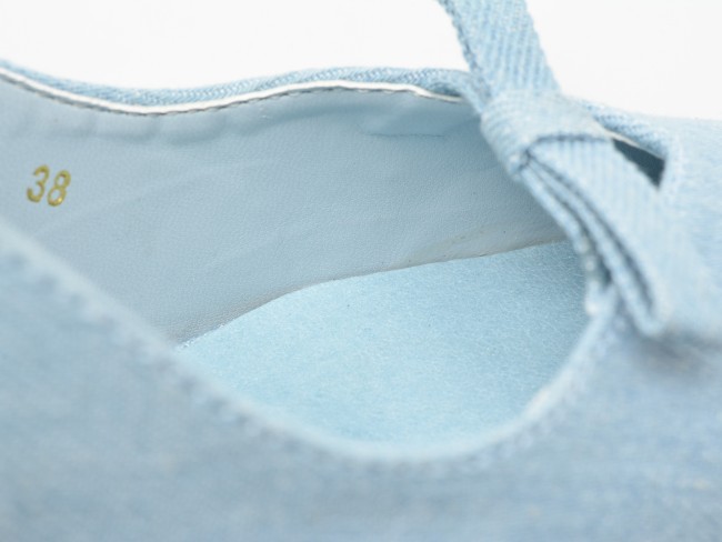 Saboti GRYXX albastri, 9041, din material textil