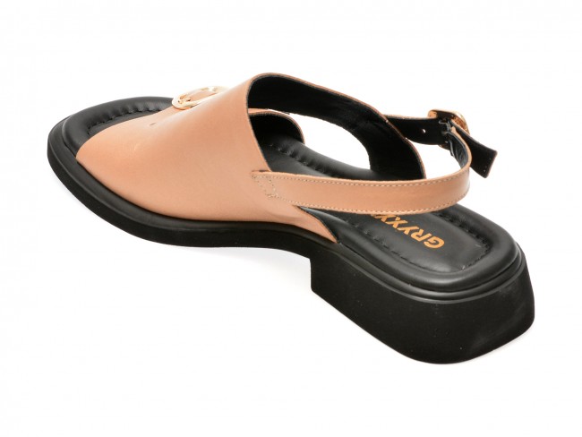 Sandale casual casual GRYXX maro, 1581019, din piele naturala