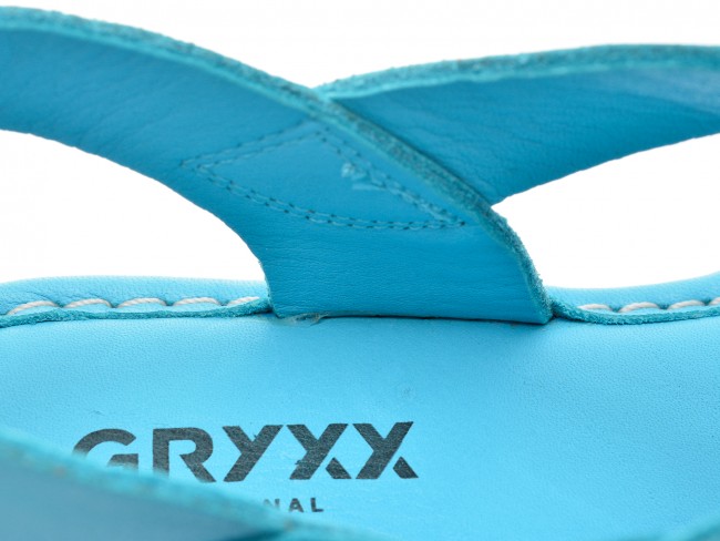 Sandale casual GRYXX albastre, 232300, din piele naturala