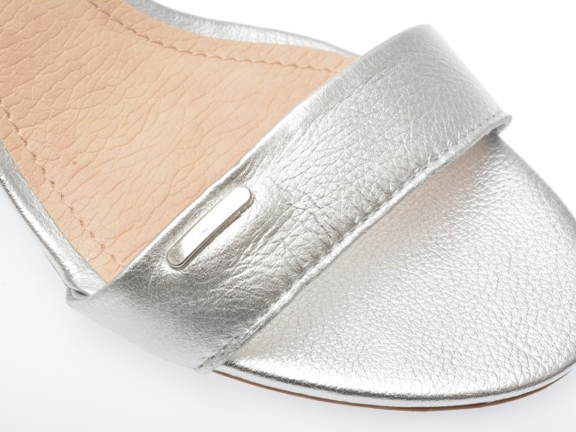 Sandale casual GRYXX argintii, 358301, din piele naturala