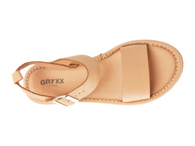Sandale casual GRYXX bej, 232300, din piele naturala