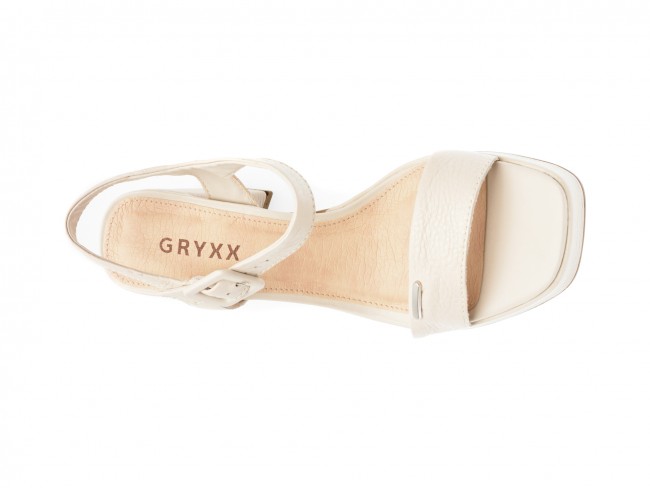 Sandale casual GRYXX bej, 356306, din piele naturala