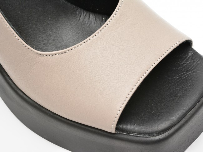 Sandale casual GRYXX gri, 135555, din piele naturala