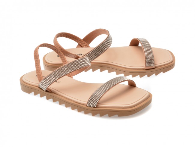 Sandale casual MOLECA nude, 5454114, din piele ecologica