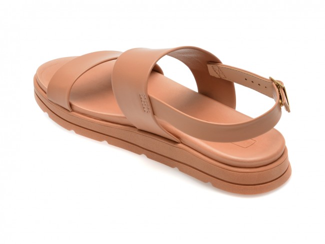 Sandale casual MOLECA nude, 5490105, din piele ecologica