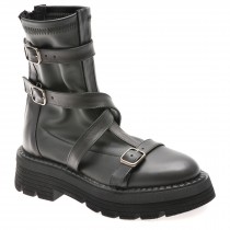 Ghete casual GRYXX negre, 2155, din piele ecologica