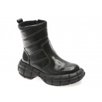 Ghete casual GRYXX negre, 3242435, din piele naturala lacuita