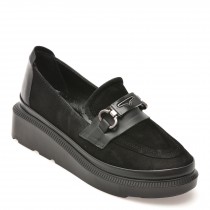 Mocasini casual GRYXX negri, 3831018, din piele intoarsa