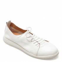 Pantofi casual GRYXX albi, 5002023, din piele naturala