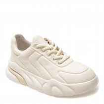 Pantofi casual GRYXX albi, 66025, din piele naturala