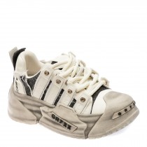 Pantofi casual GRYXX albi, 80231, din material textil
