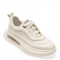 Pantofi casual GRYXX albi, 8822, din piele naturala