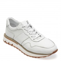 Pantofi casual GRYXX albi, M3064, din piele naturala