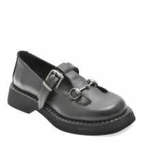 Pantofi casual GRYXX negri, 1252, din piele naturala