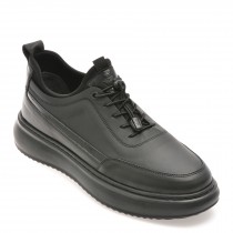 Pantofi casual GRYXX negri, 205806, din piele naturala